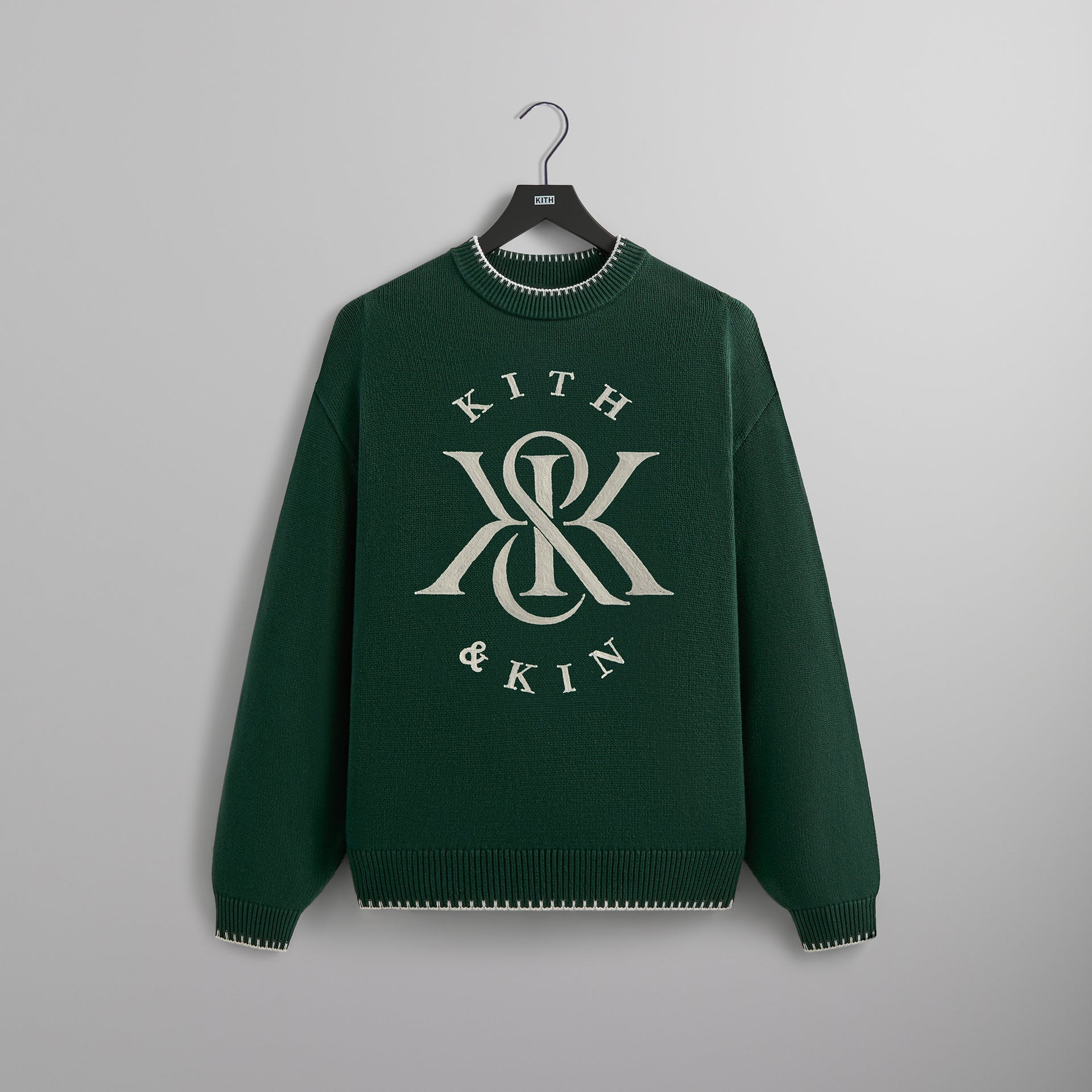 Kith Crest Stitched Lewis Sweater - Stadium