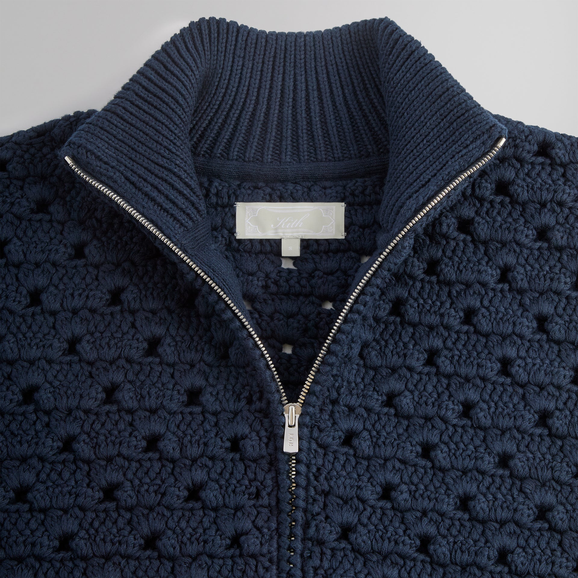 Kith Highland Crochet Wyona Full Zip - Abyss