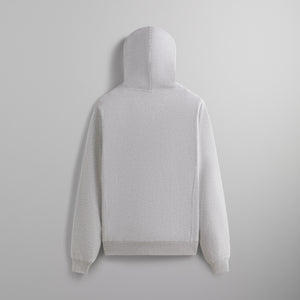 Kith Interlock Williams V Full Zip Hoodie - Light Heather Grey