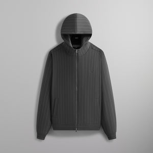 Kith Double Weave Selfridge Zip Up Hoodie - Carbon