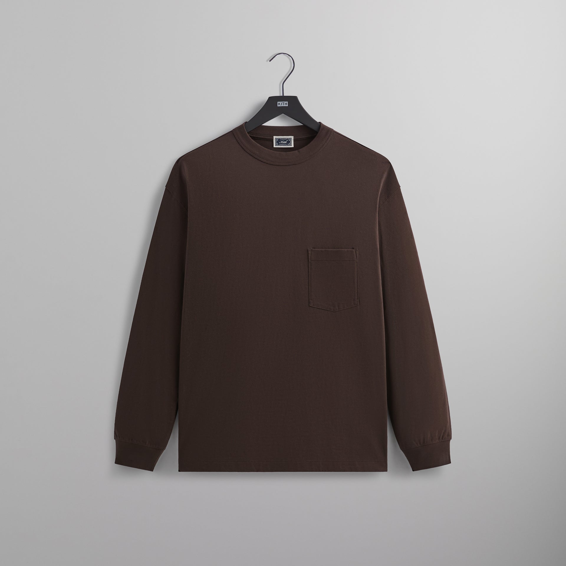 Kith Long Sleeve Leonard Pocket Tee - Incognito