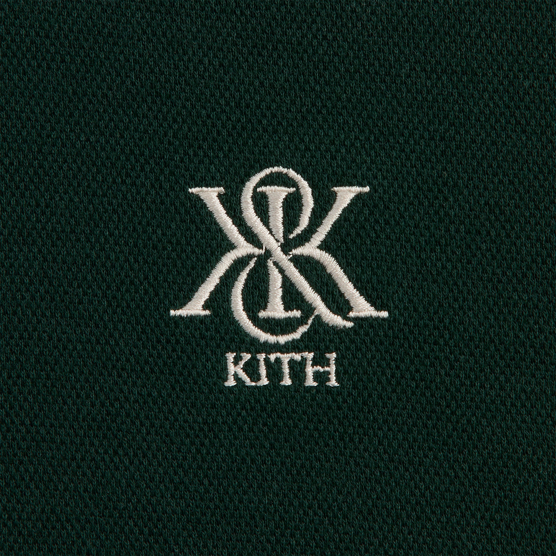 Kith Pique Long Sleeve Tap In Polo - Stadium