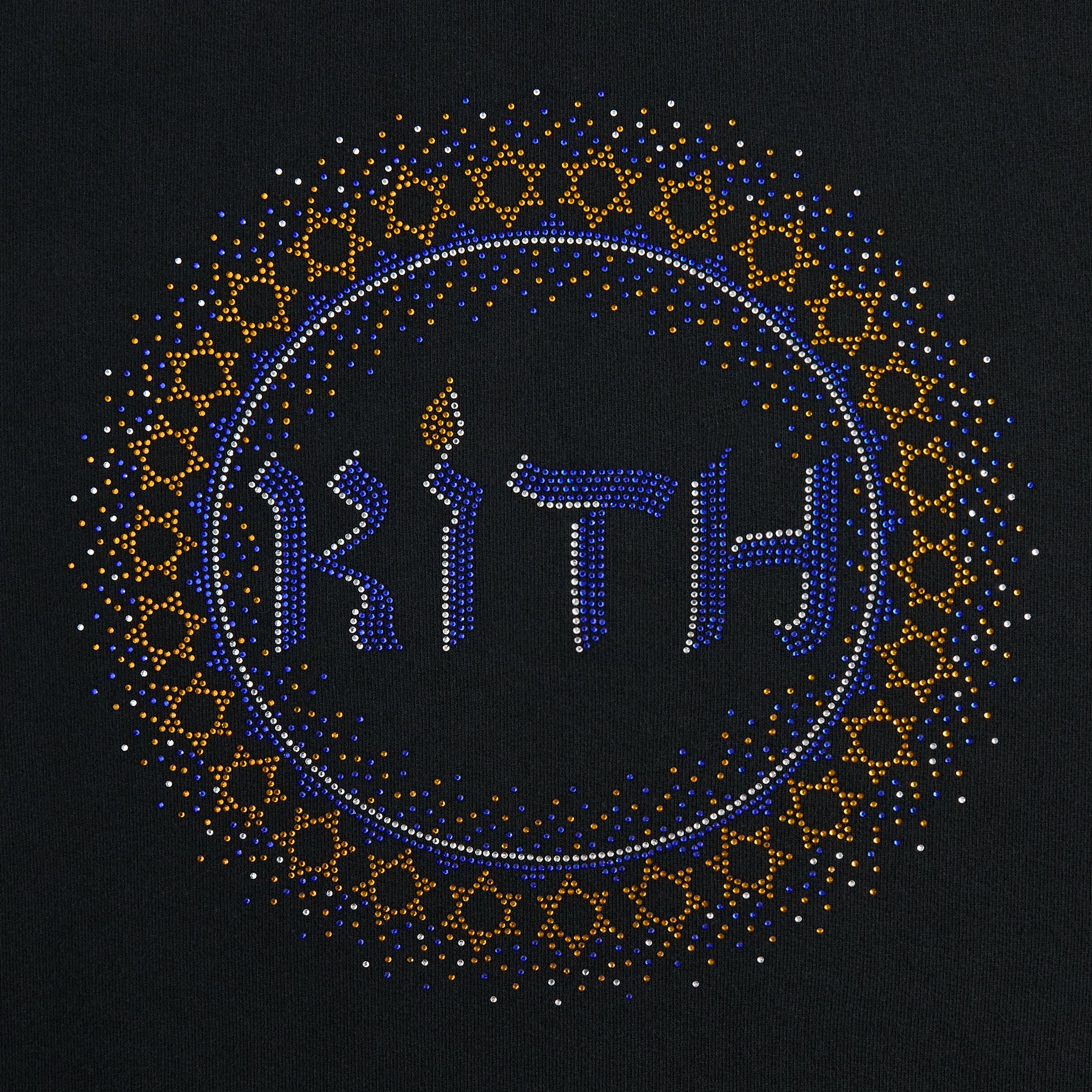 Kith Hanukkah Crystal Nelson Crewneck - Black