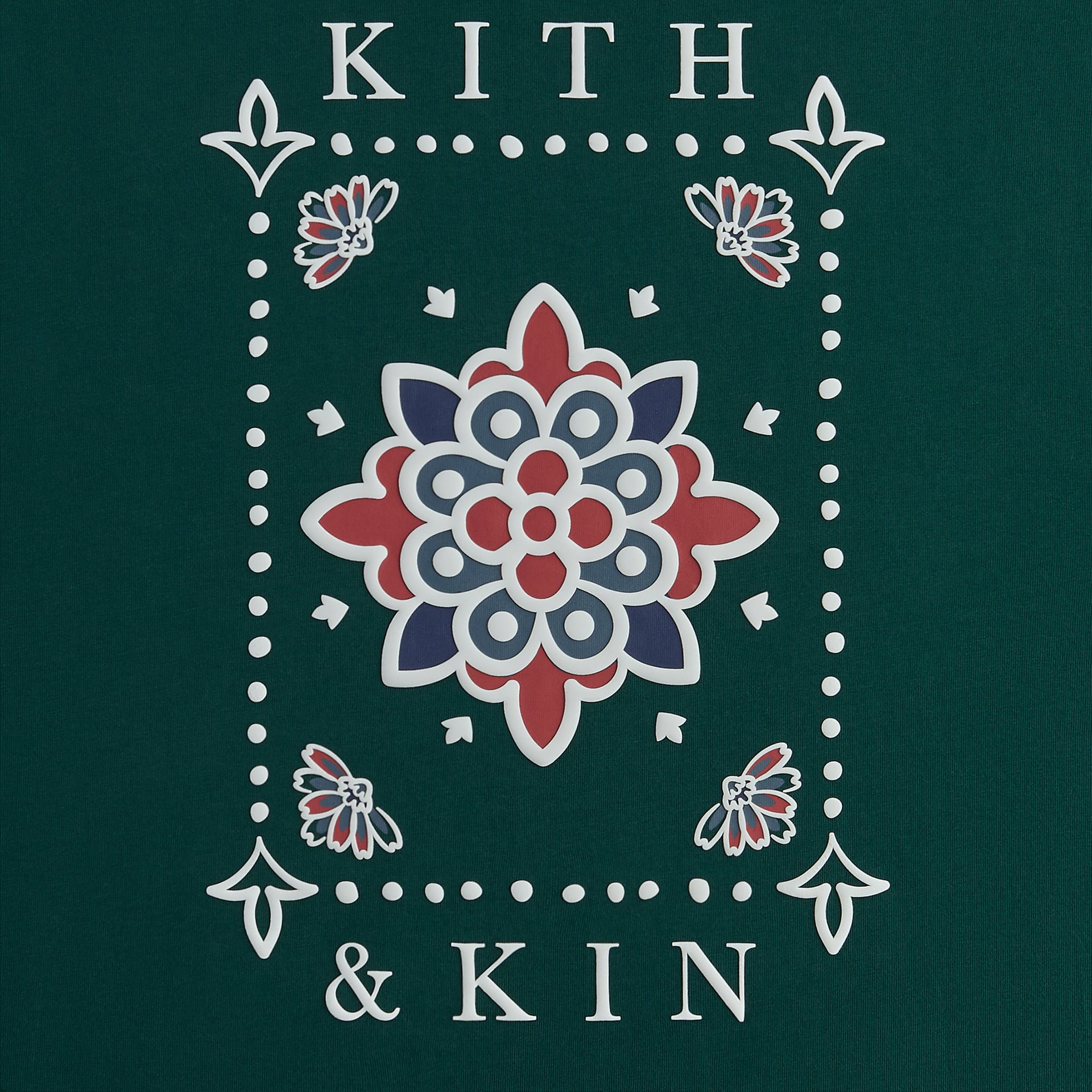 Kith Ornamental Print Tee - Algae