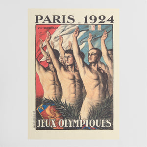 Kith for Olympics Heritage Paris 1924 Vintage Tee - White