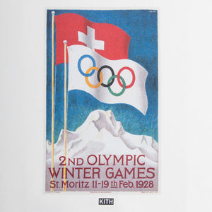 Kith for Olympics Heritage St. Moritz 1928 Vintage Tee - White