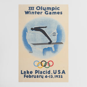 Kith for Olympics Heritage Lake Placid 1932 Vintage Tee - White