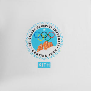 Kith for Olympics Heritage Cortina 1956 Vintage Tee - White