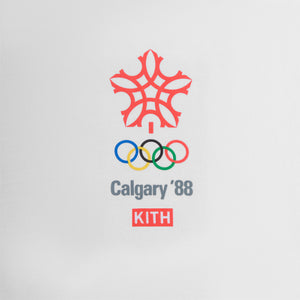 Kith for Olympics Heritage Calgary 1988 Vintage Tee - White