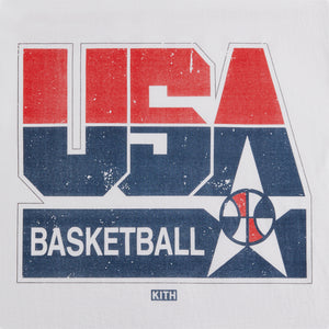 Kith for USA Basketball Champions Vintage Tee - White