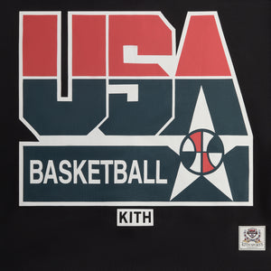 Kith for USA Basketball Legend Vintage Nelson Crewneck - Black