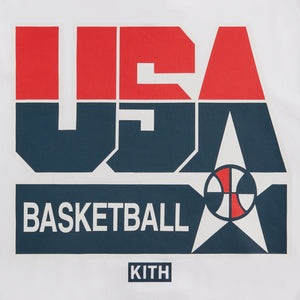 Kith for USA Basketball Legend Vintage Nelson Hoodie - White