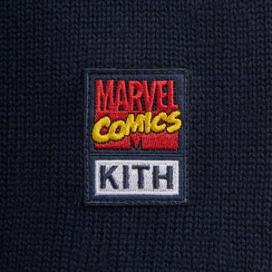 Marvel | Kith Thanos Lewis Crewneck Sweater - Nocturnal