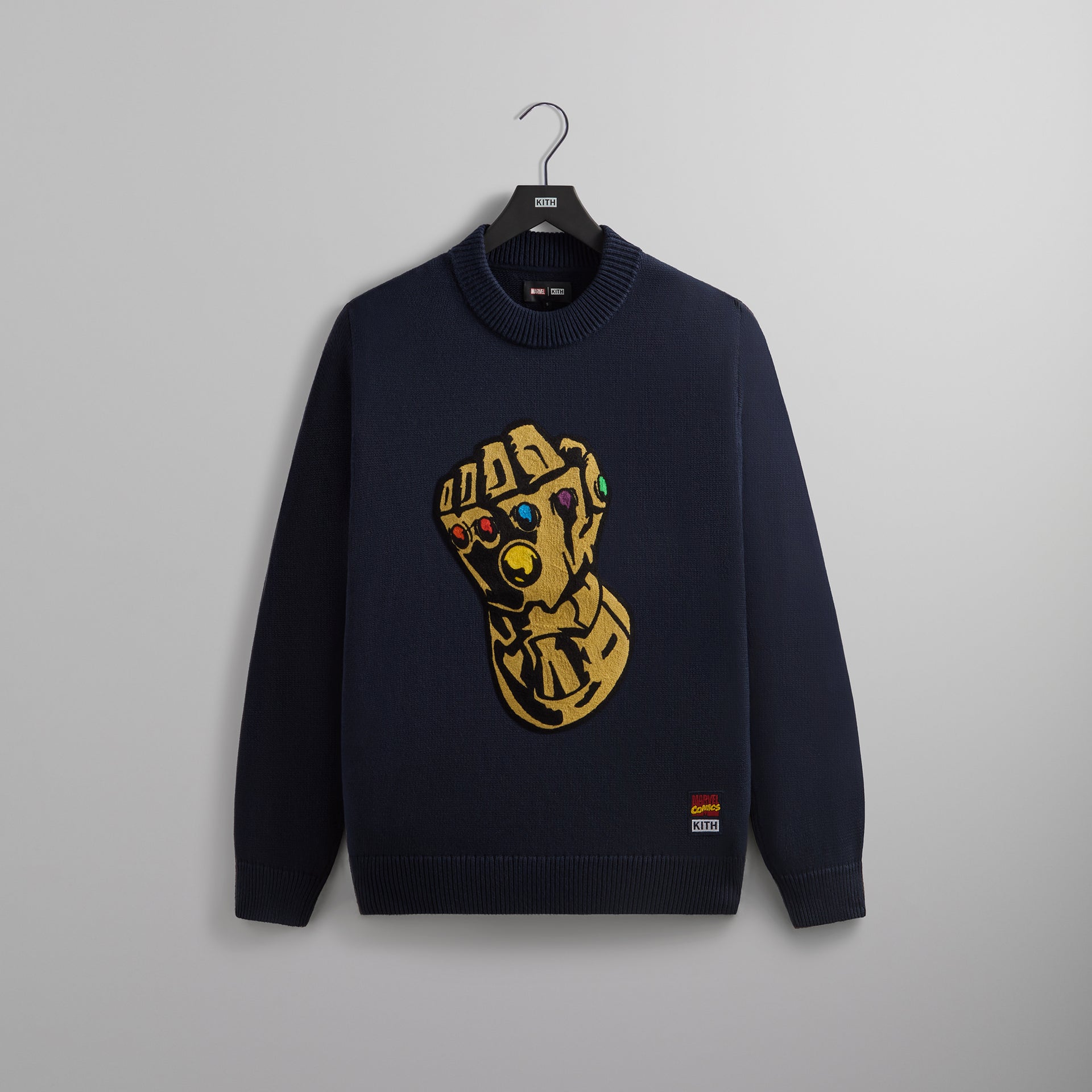 Marvel | Kith Thanos Lewis Crewneck Sweater - Nocturnal