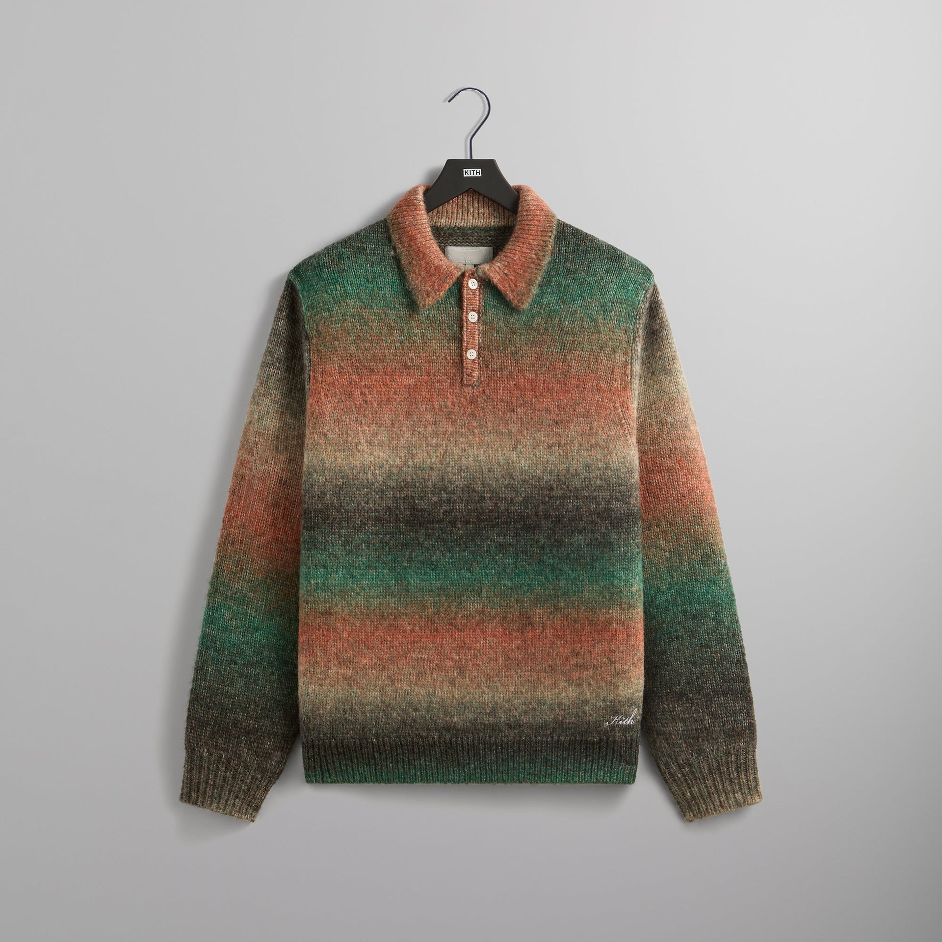 Kith Gradient Harmon Rugby Pullover Sweater Theory PH