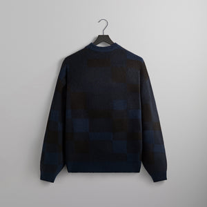 Kith Lewis Check Sweater - Nocturnal