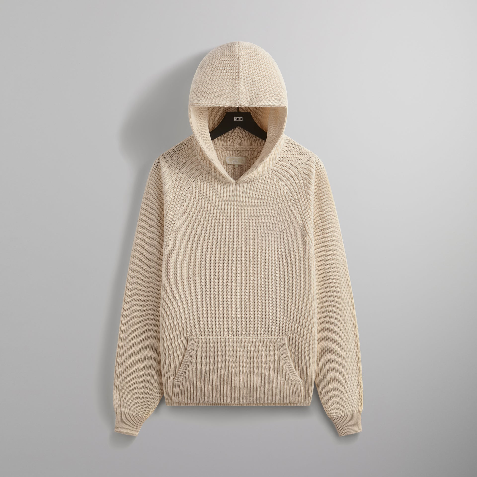 Kith Knit Miles Hoodie - Sandy Heather