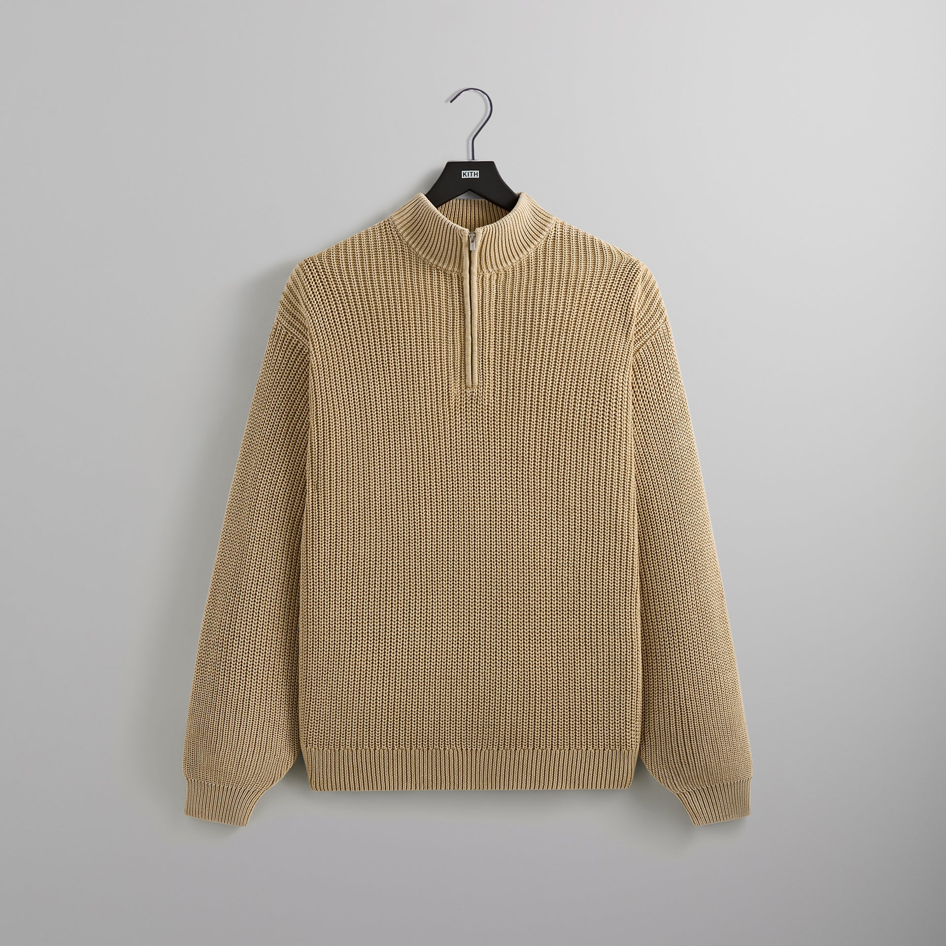 Kith Garment Dyed Wyona Quarter Zip - Pignut