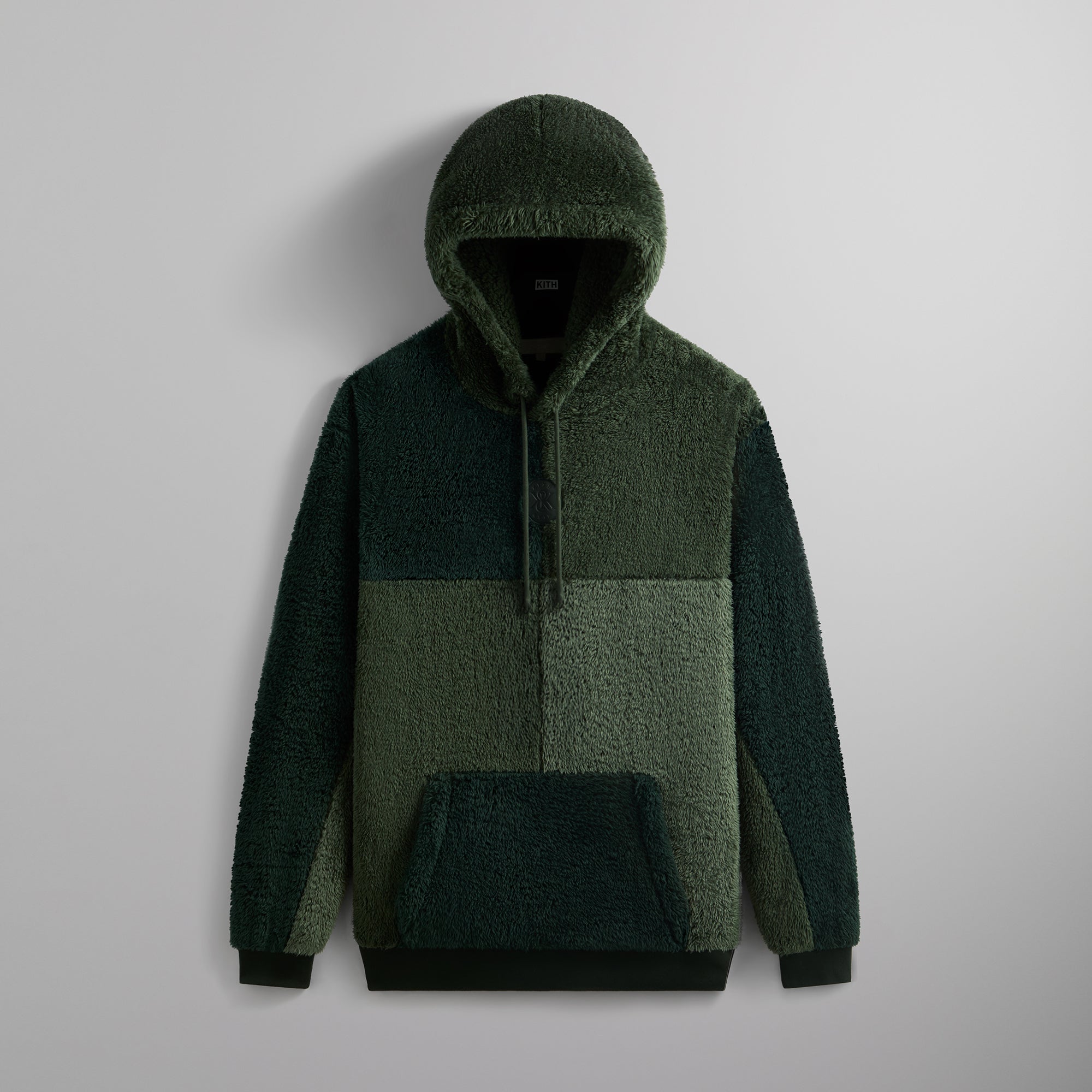 Kith Color Kith Color-Blocked Plush Hoodie - Stadium