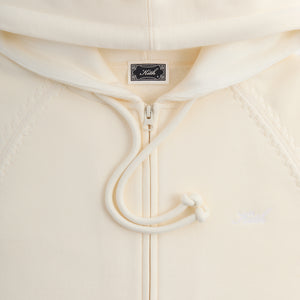 Kith Vale Raglan Full Zip Hoodie - Sandrift