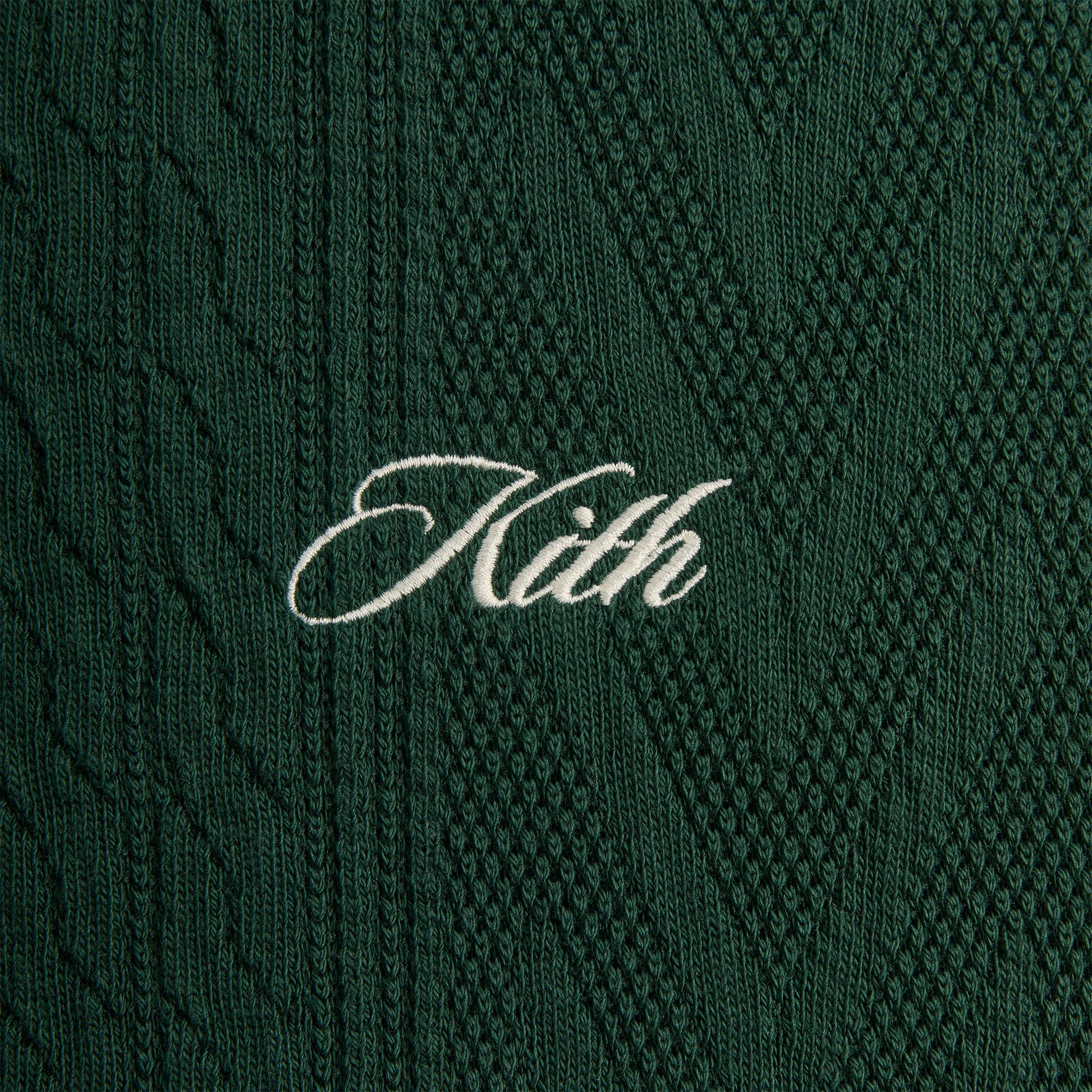 Kith Cable Fleece Quarter Zip - Stadium