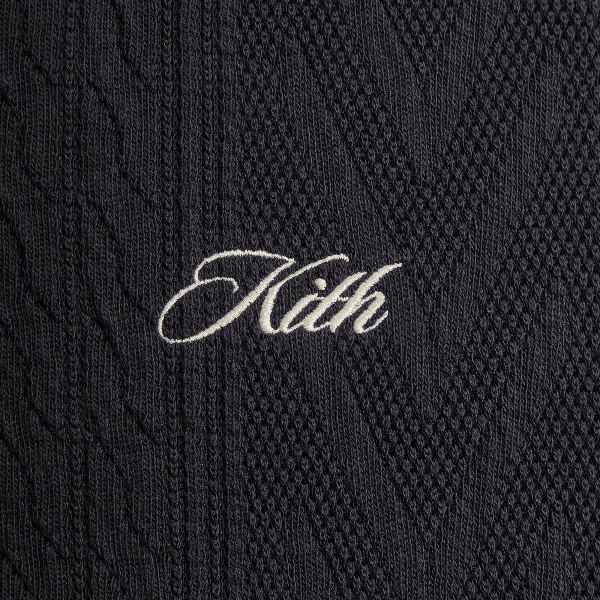 堂々スタイルアップ【KITH】Cable Fleece Quarter Zip Kith Cable Fleece Quarter Zip Sandrift Men's - FW23 - US