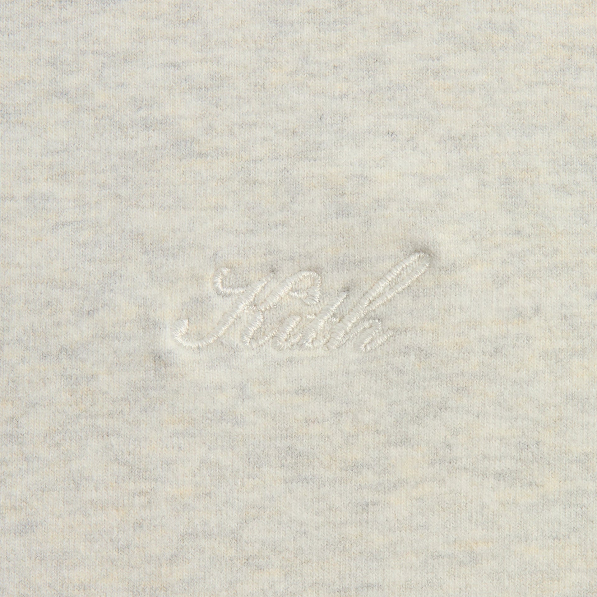 Kith Sueded French Terry Nelson Hoodie - Light Heather Grey - PH