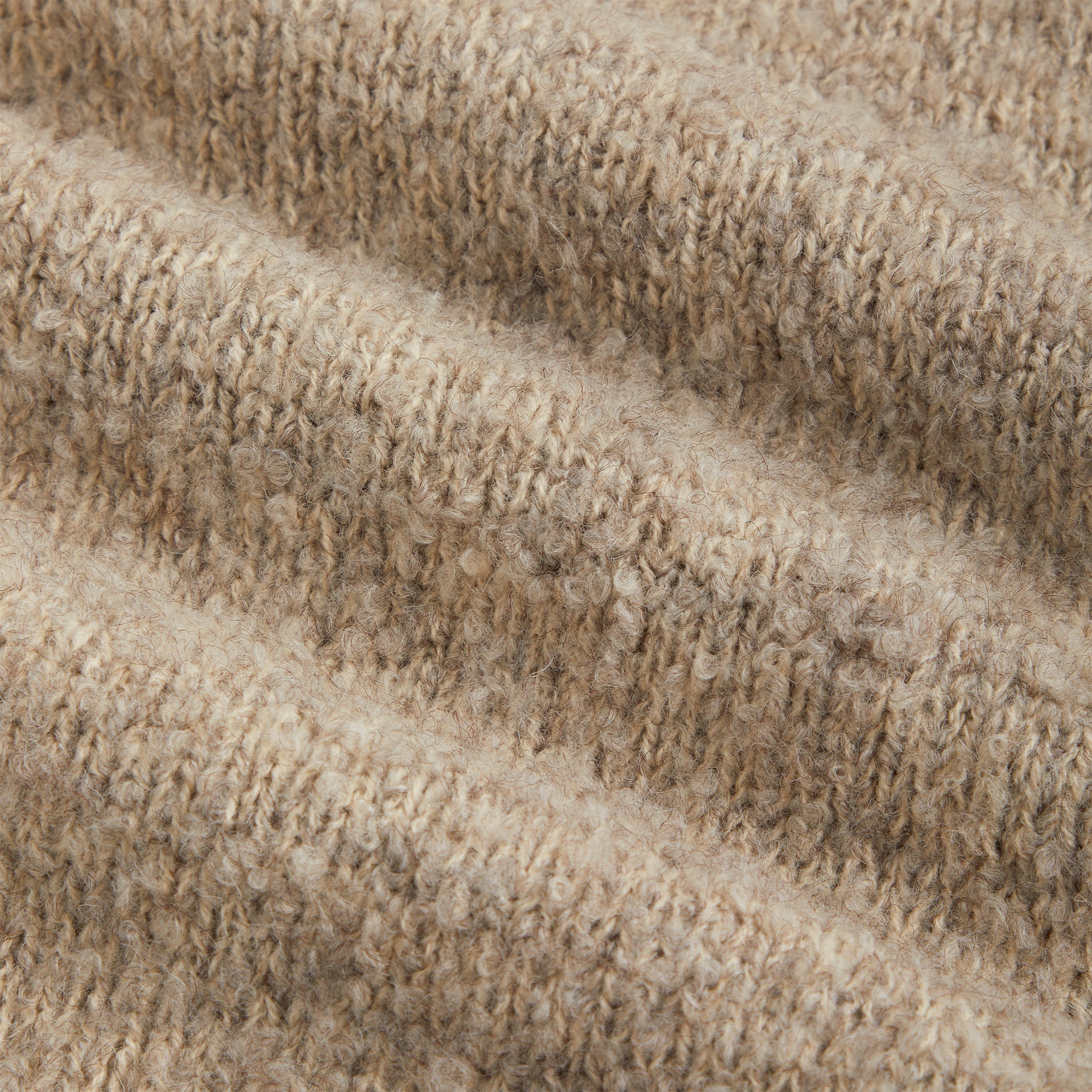 &Kin Speckled Boucle Walker Turtleneck - Wren