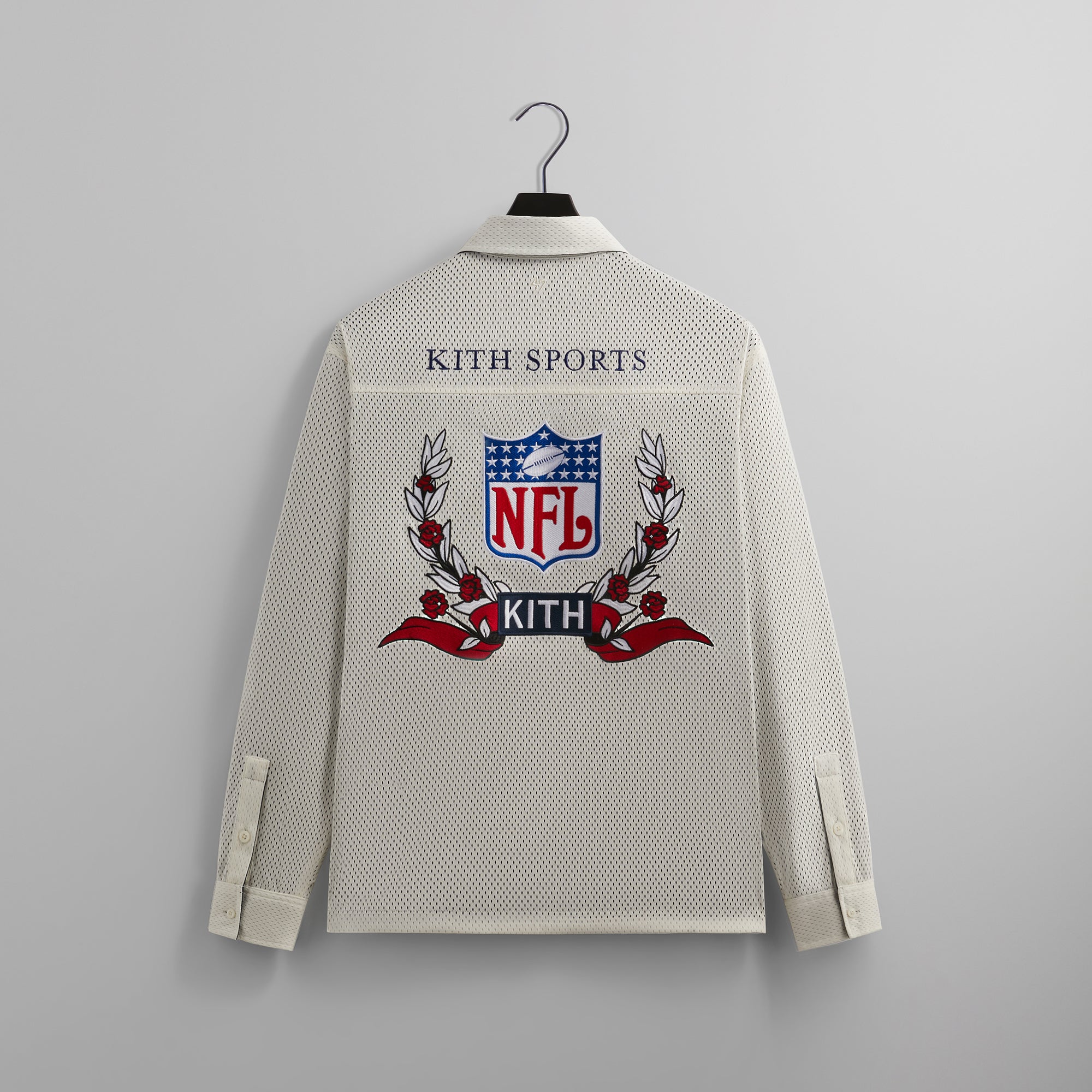 KITH GIANTS リバーシブル 47 サイズL Kith x NFL 47 Giants Reversible Ginza Silk メンズ - FW24 - JP