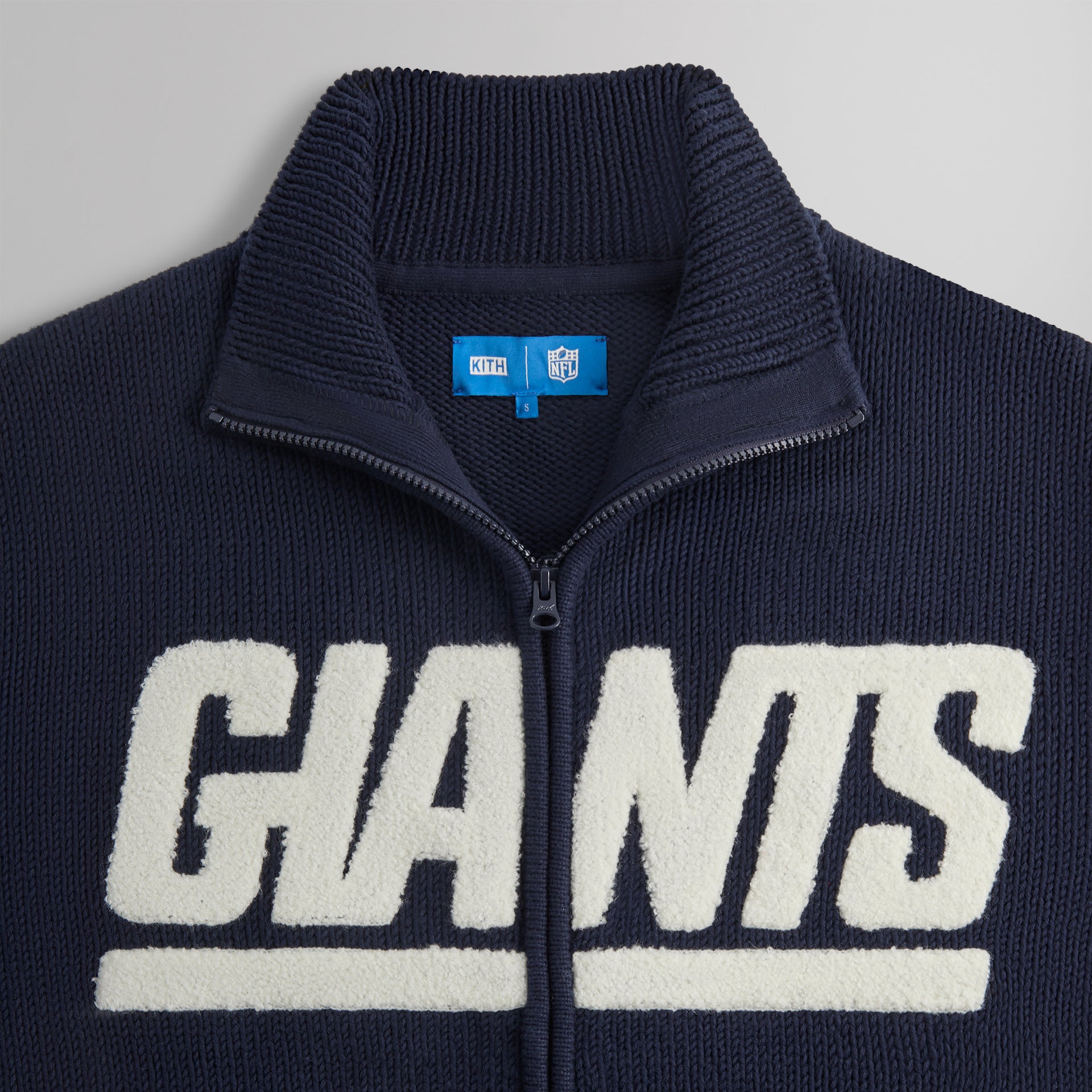 Kith & '47 for the NFL: Giants Wyona Full Zip Sweater - Nocturnal