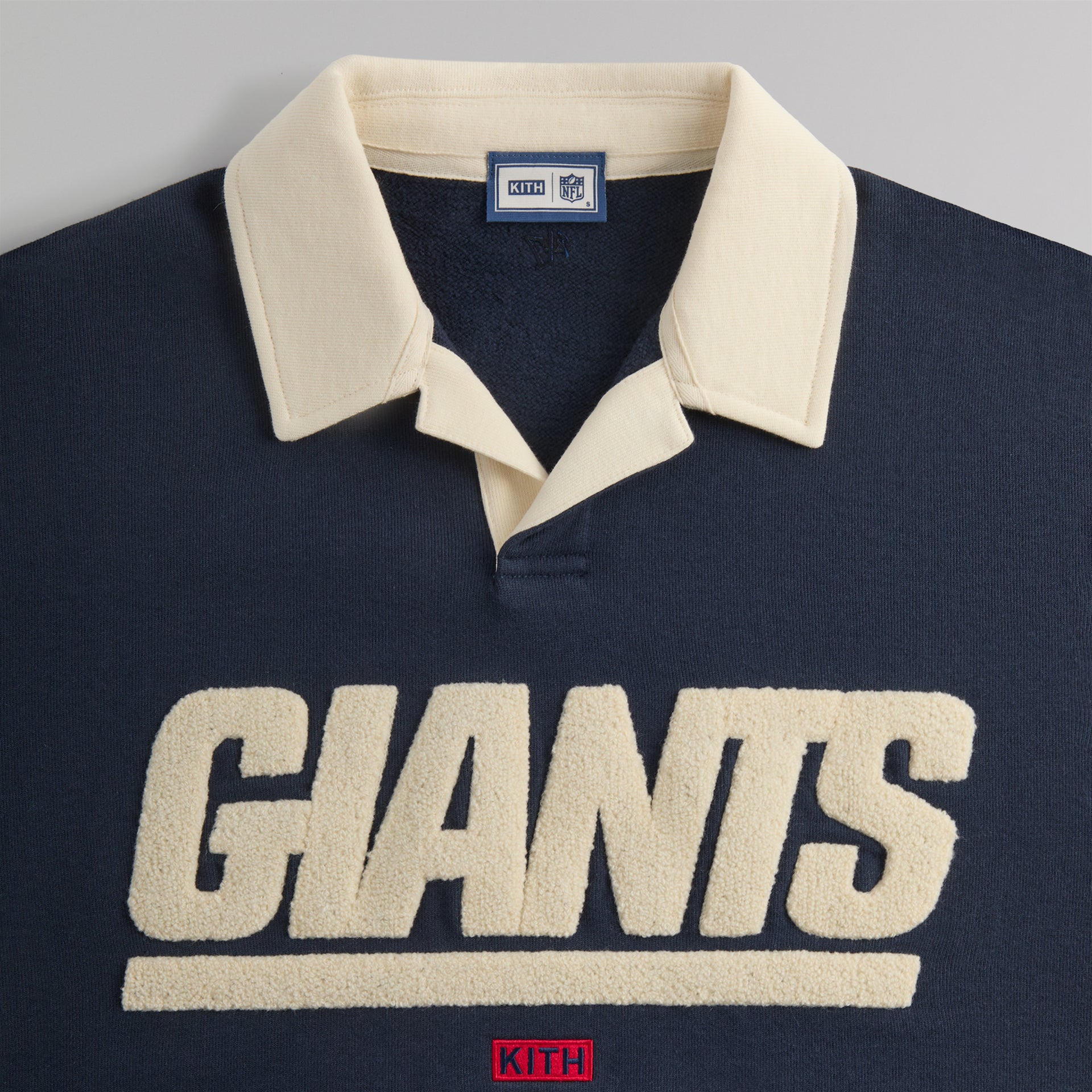 Kith & '47 for the NFL: Giants Nelson Collared Pullover - Nocturnal