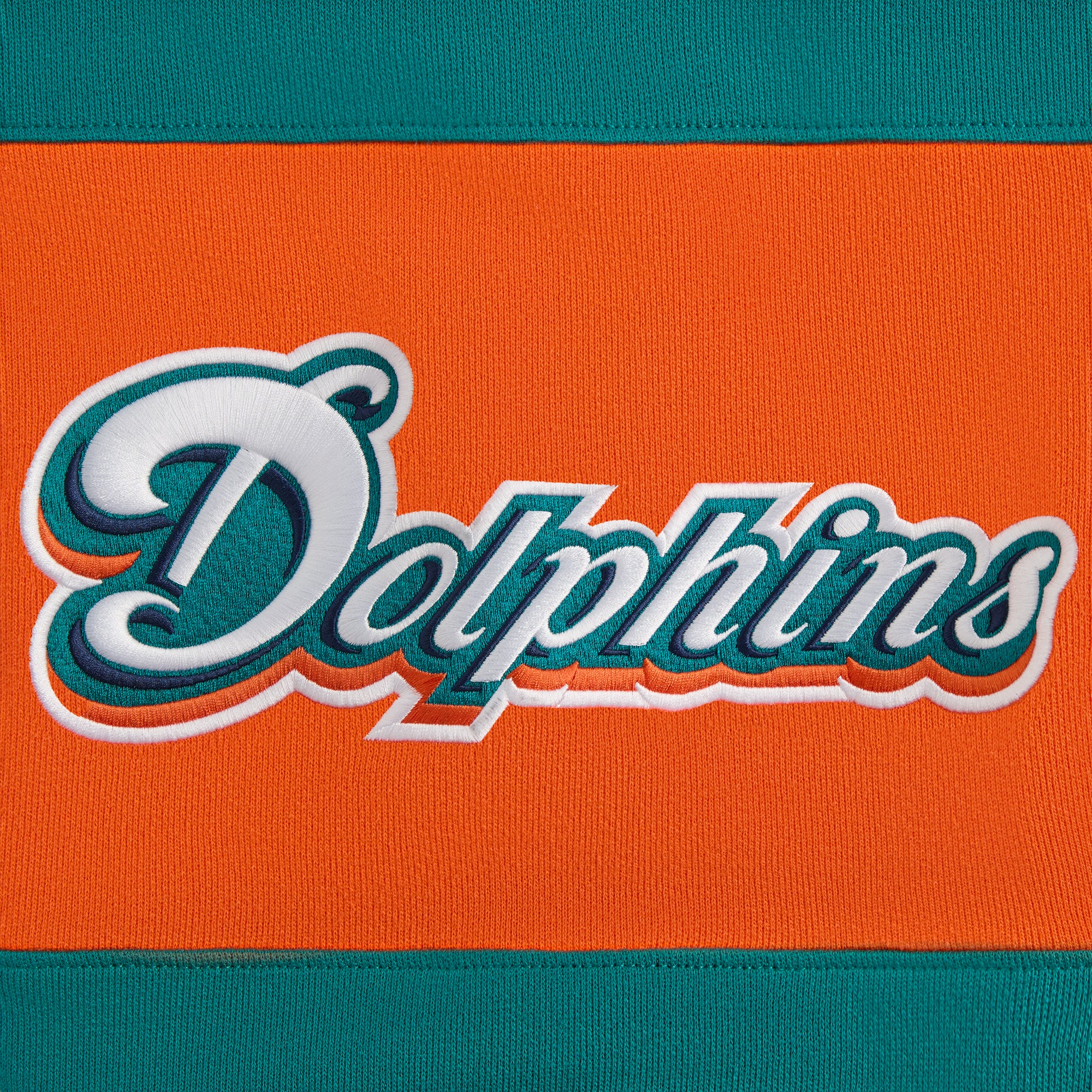 NFL × purush Miami Dolphins 中綿ジャケット ロゴ刺繍