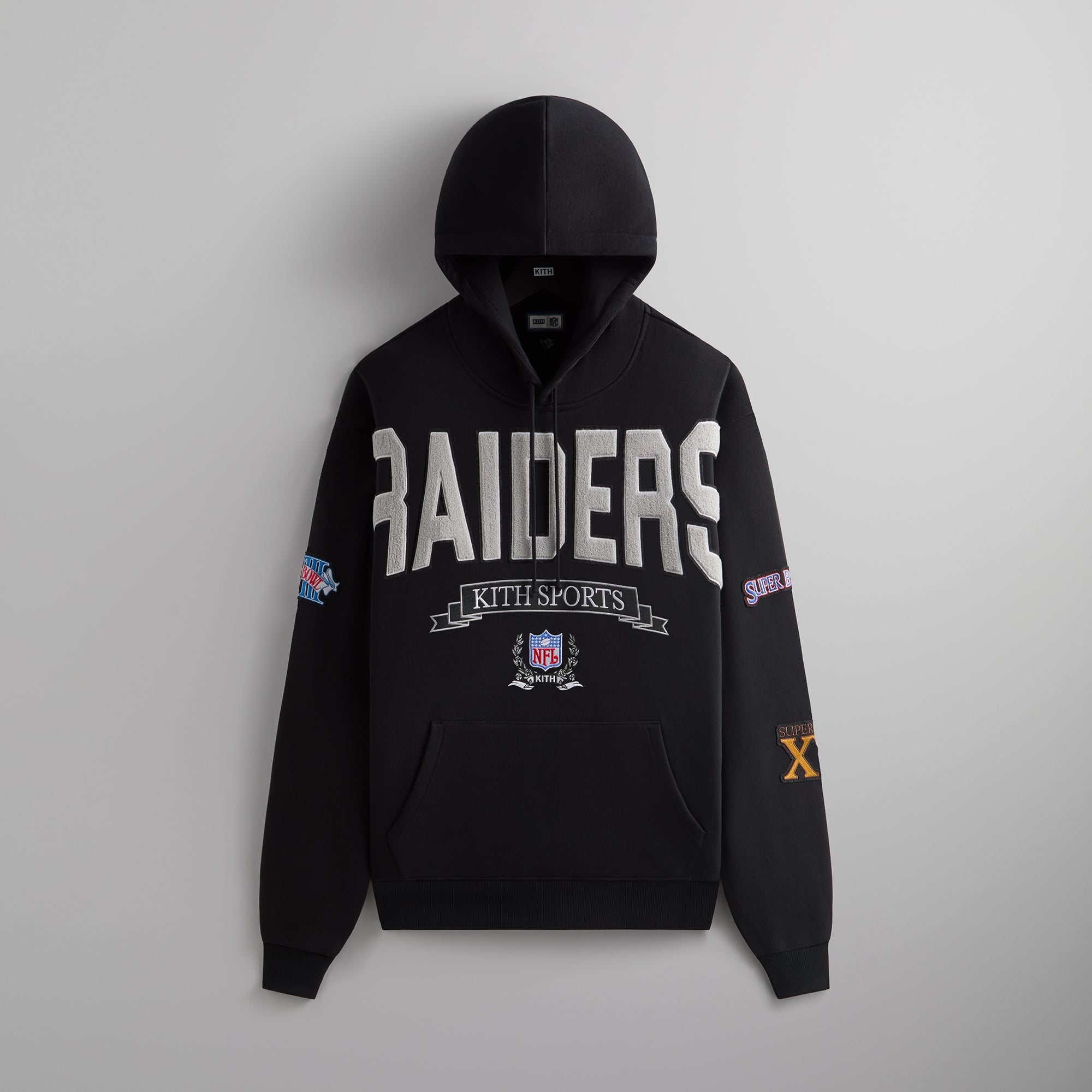 Kith 47 for the NFL Raiders Nelson Hoodie Black