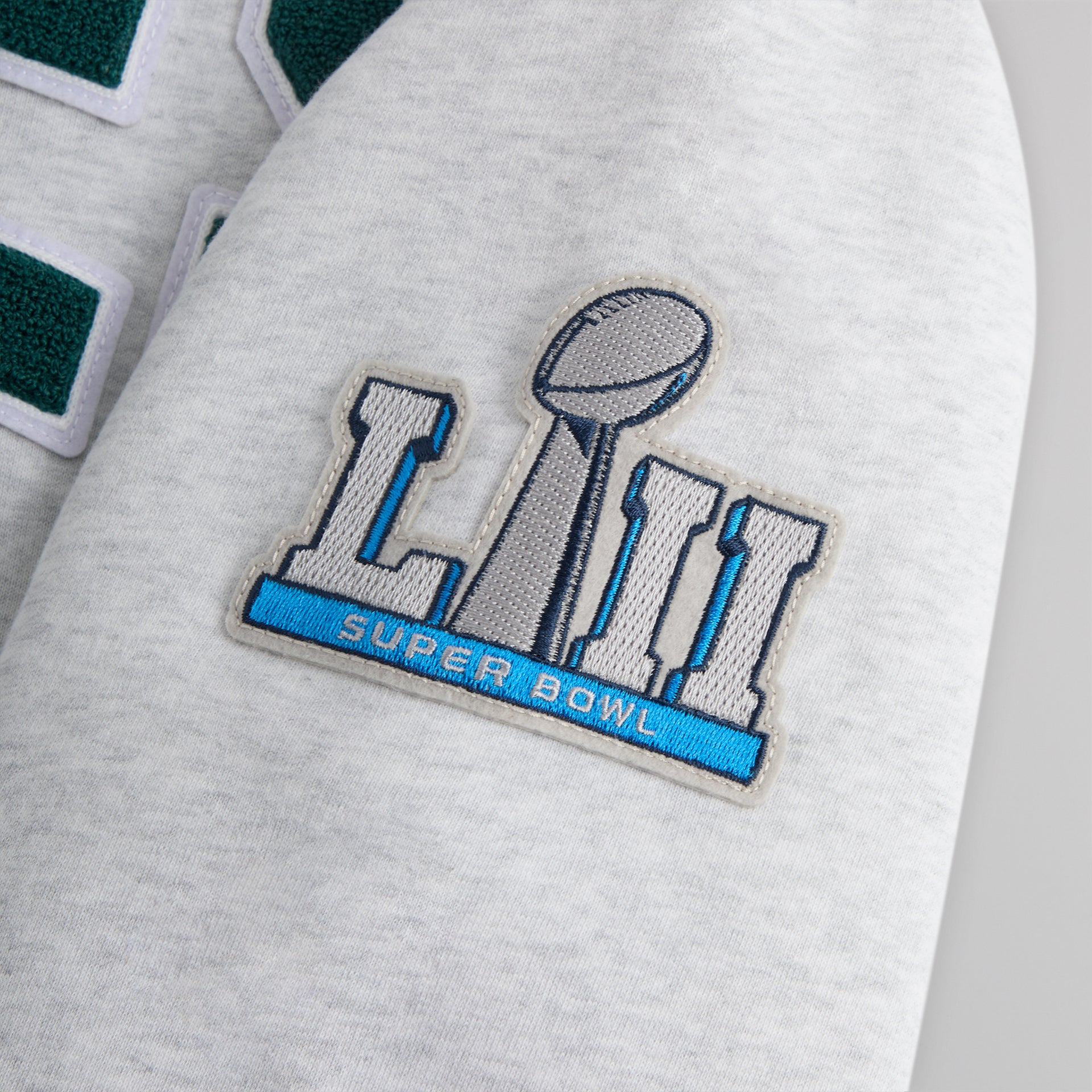 Kith & '47 for the NFL: Eagles Nelson Hoodie - Light Heather Grey