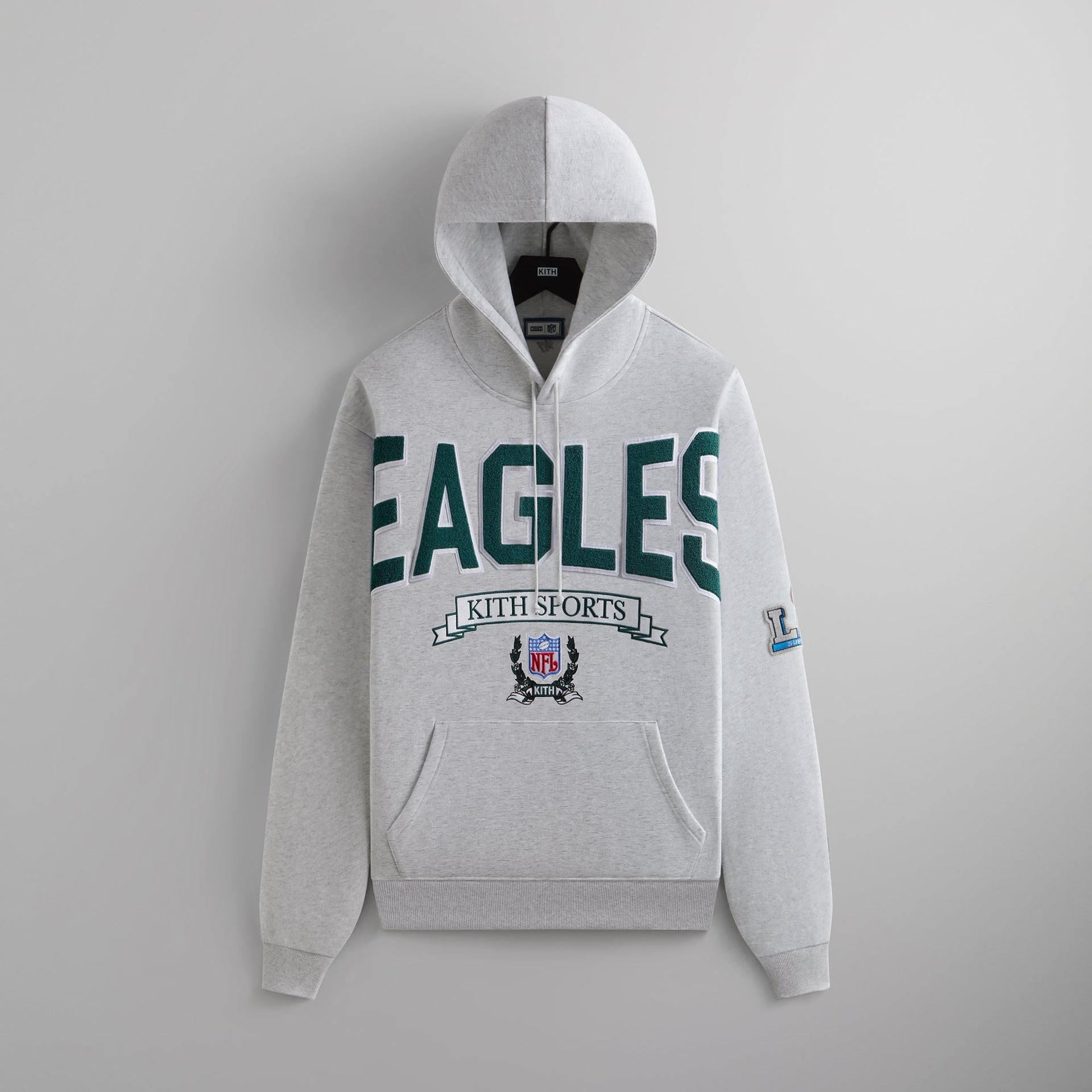 Kith & '47 for the NFL: Eagles Nelson Hoodie - Light Heather Grey PH