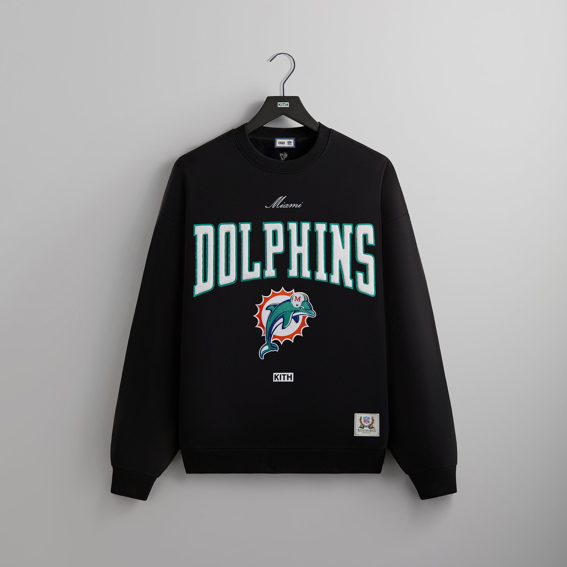 Kith & '47 for the NFL: Dolphins Nelson Crewneck - Black