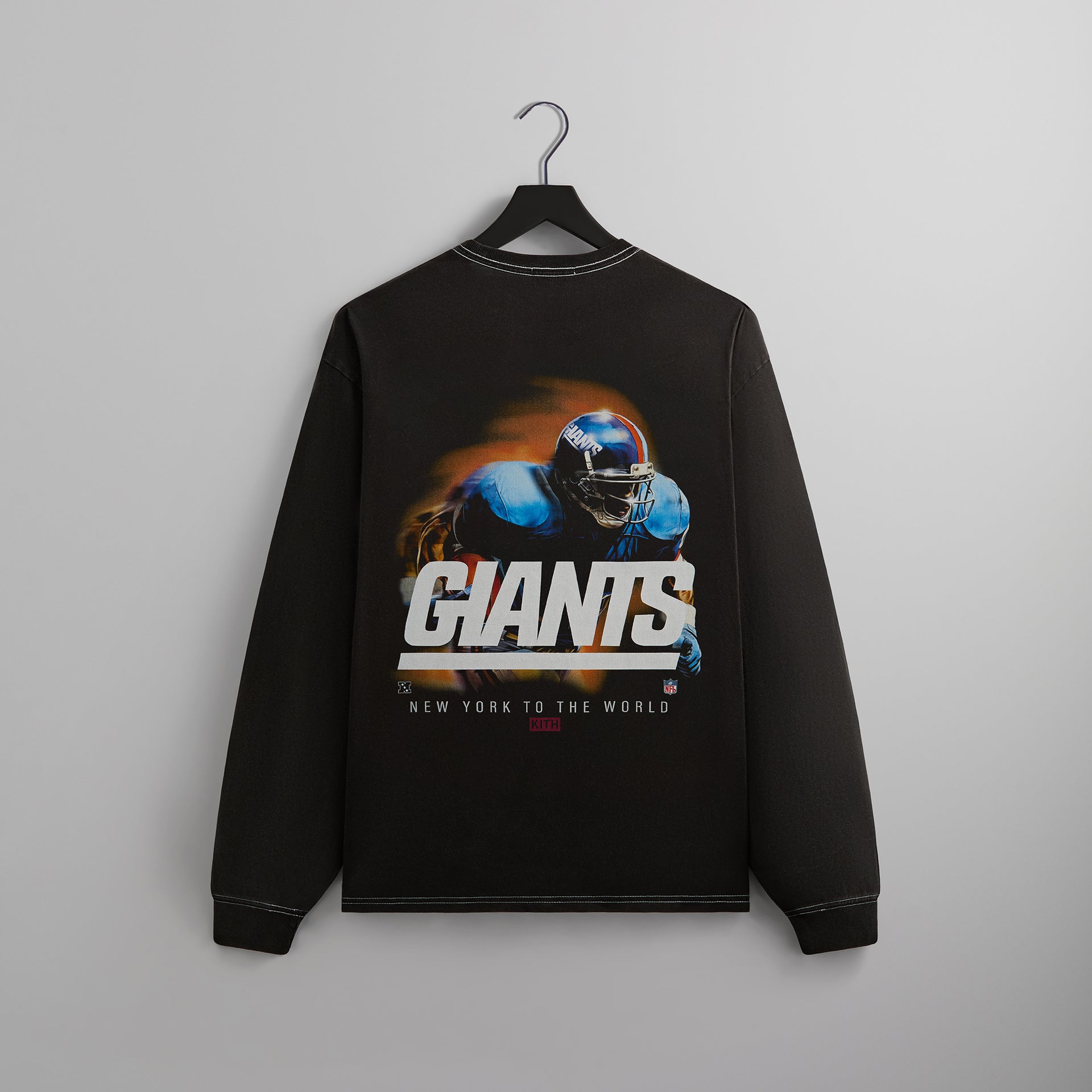 Kith & '47 for the NFL: Giants Vintage Long Sleeve Tee - Black