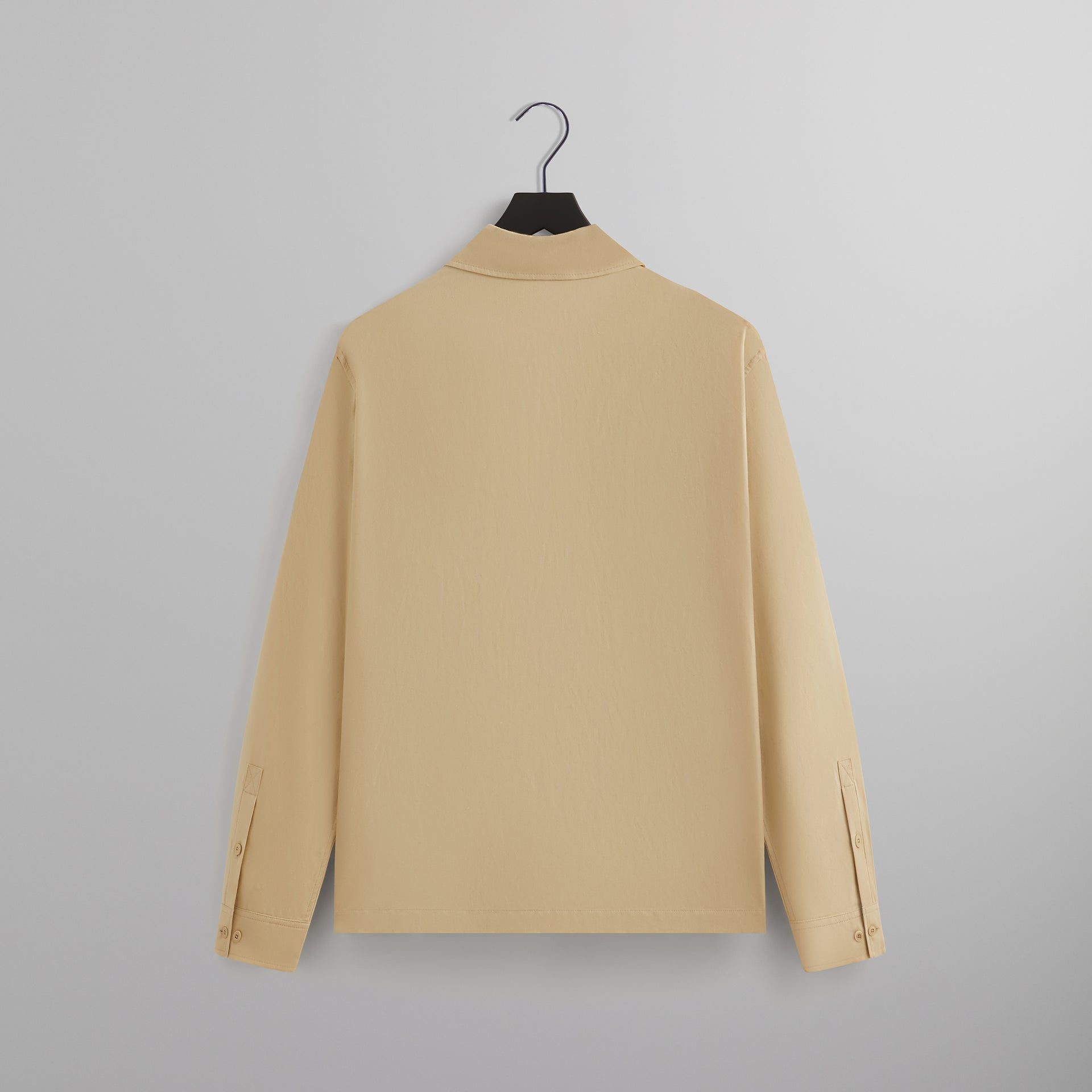 Kith Silk Cotton Long Sleeve Boxy Collar Overshirt - Arete