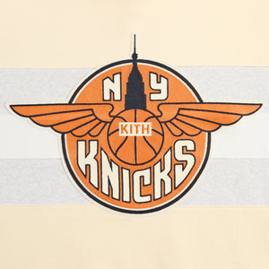 Kith for the New York Knicks Wings Nelson Collared Pullover - Sandrift