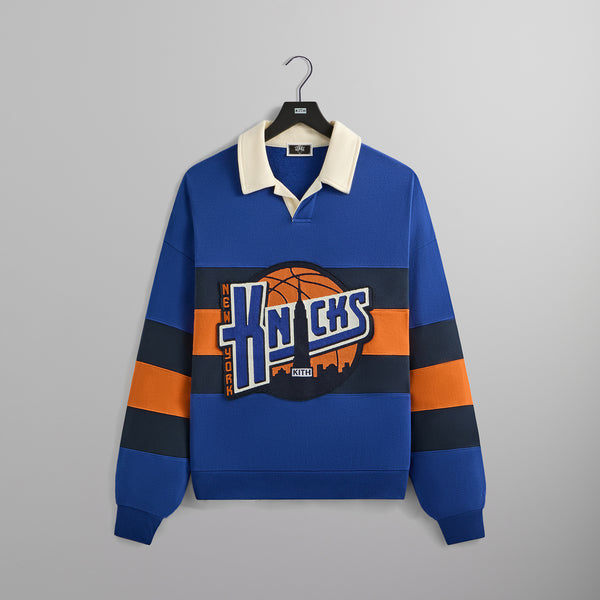 Kith for the New York Knicks Ball Nelson Collared Pullover Current