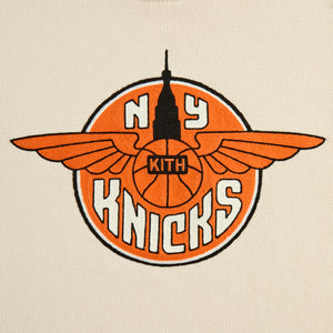 Kith for the New York Knicks Wings Lewis Sweater - Sandrift