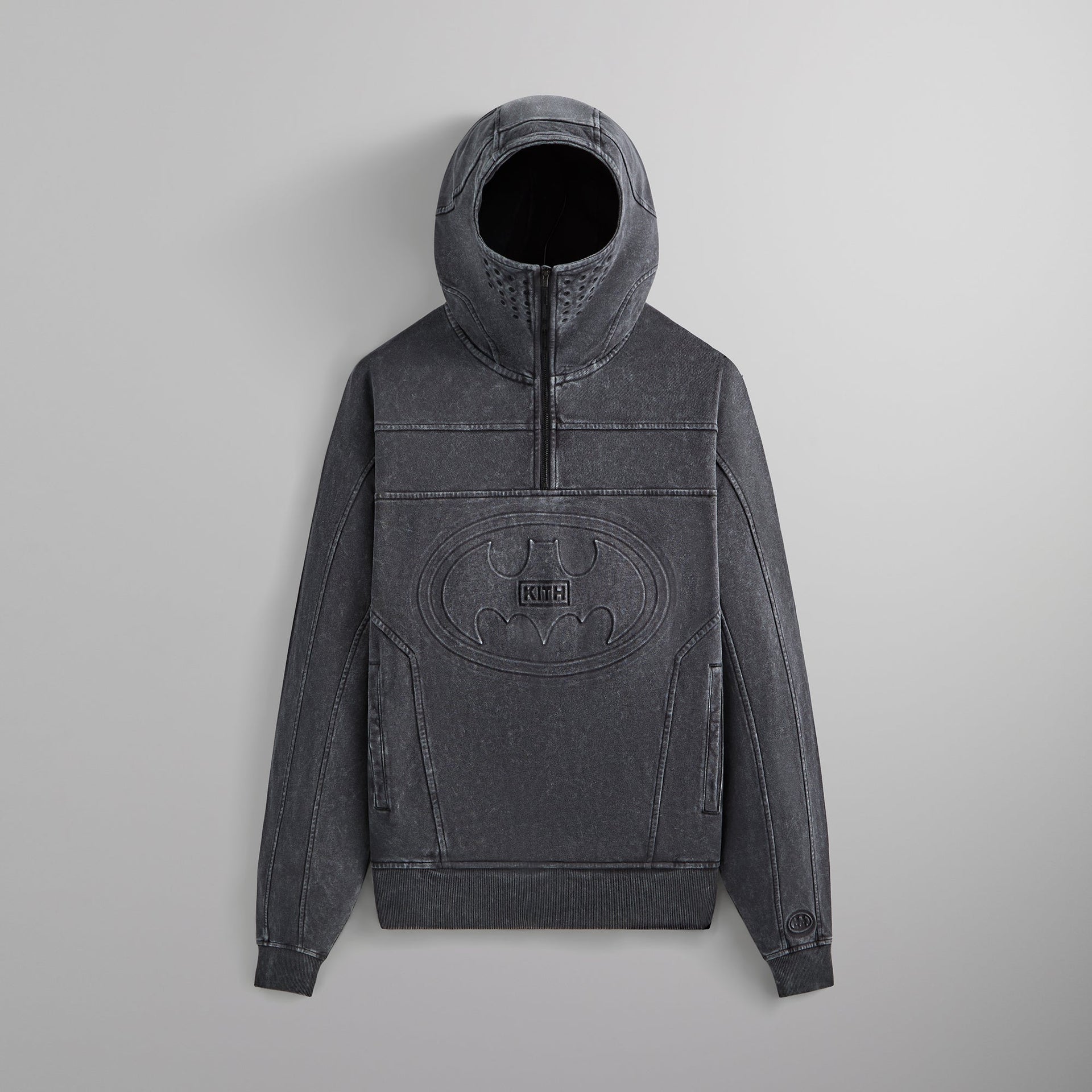 Batman | Kith Quarter Zip Moto Hoodie - Black PH