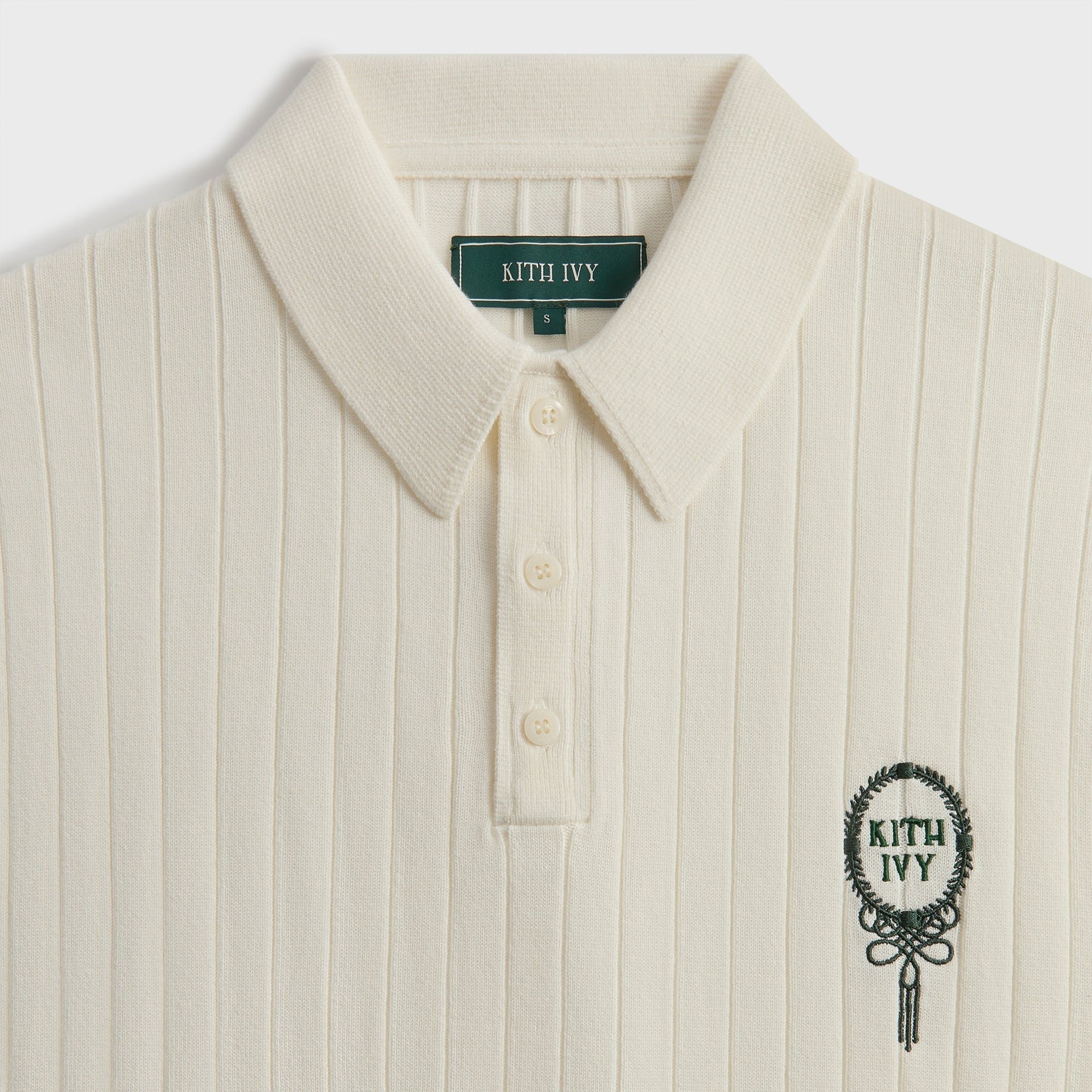 Kith Ivy Knit Tilden Polo - Sandrift - PH