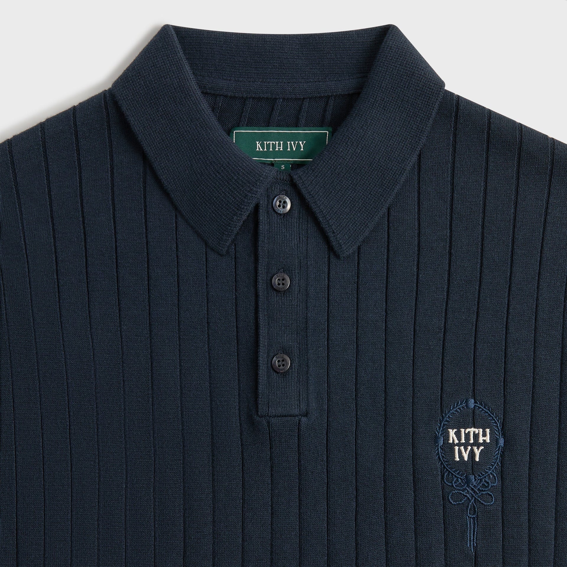 Kith Ivy Knit Tilden Polo - Nocturnal - PH