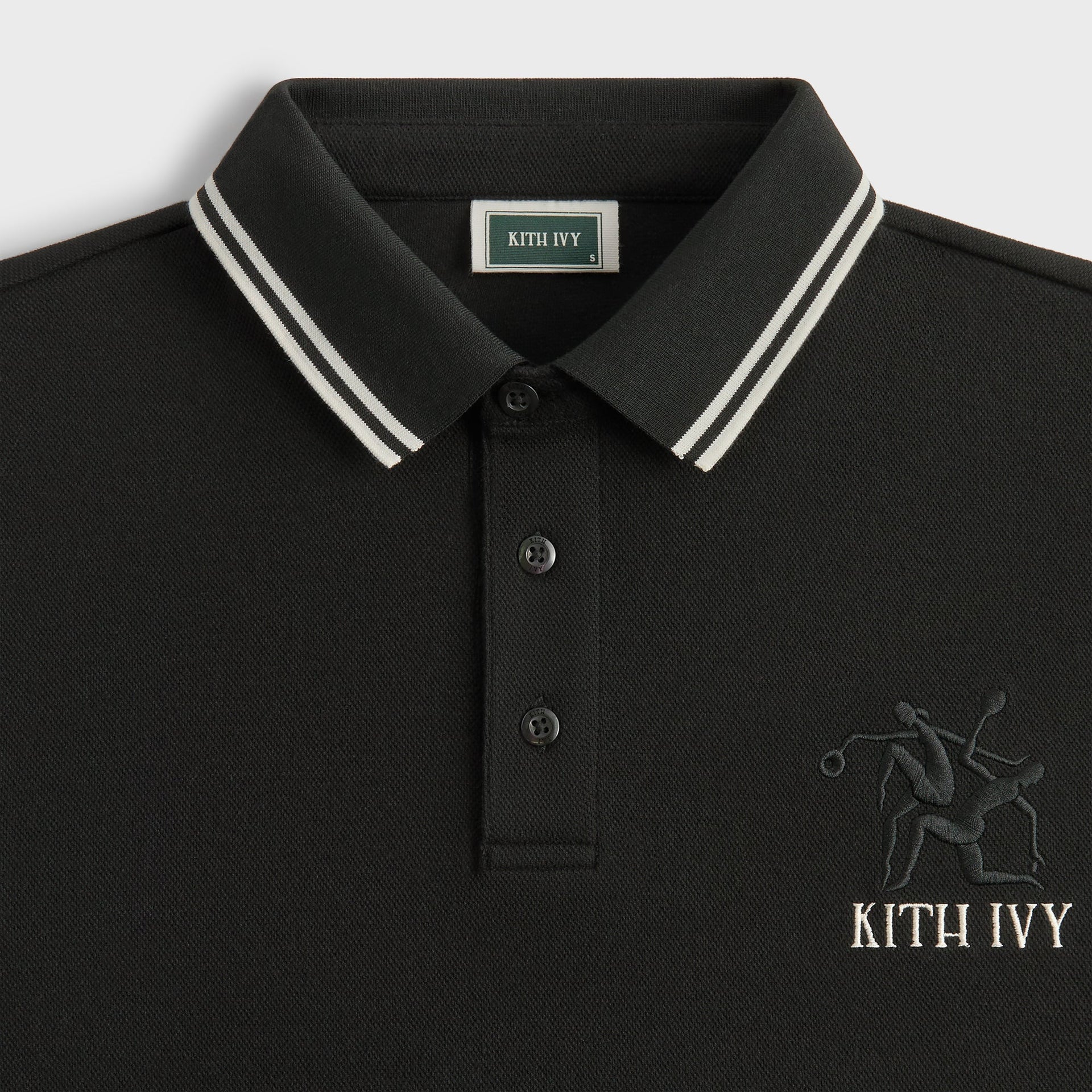 Kith Ivy Tipped Polo - Black - PH