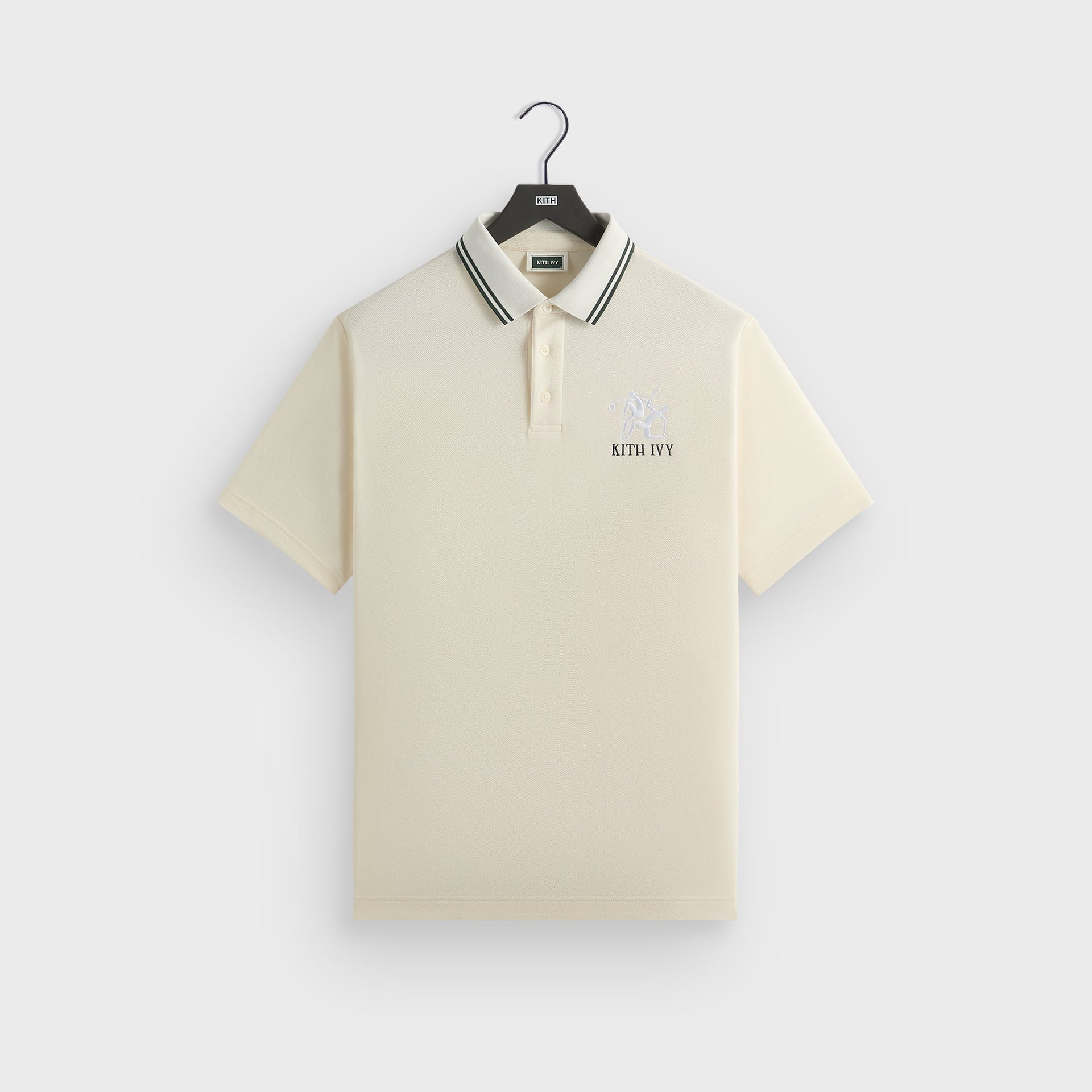Kith Ivy Tipped Polo - Sandrift - PH