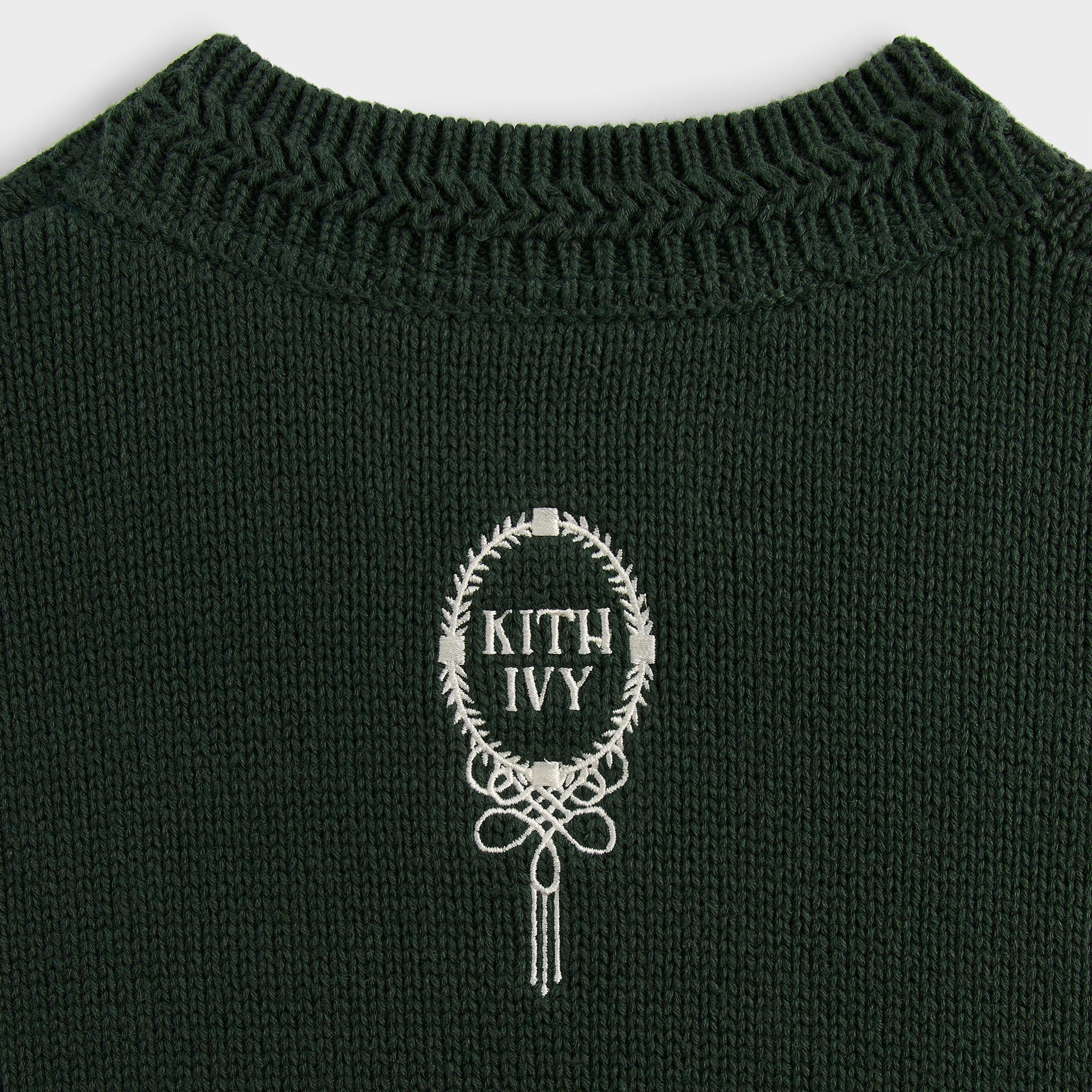 Kith Ivy Emblem Crewneck Sweater - Ivy Green - PH