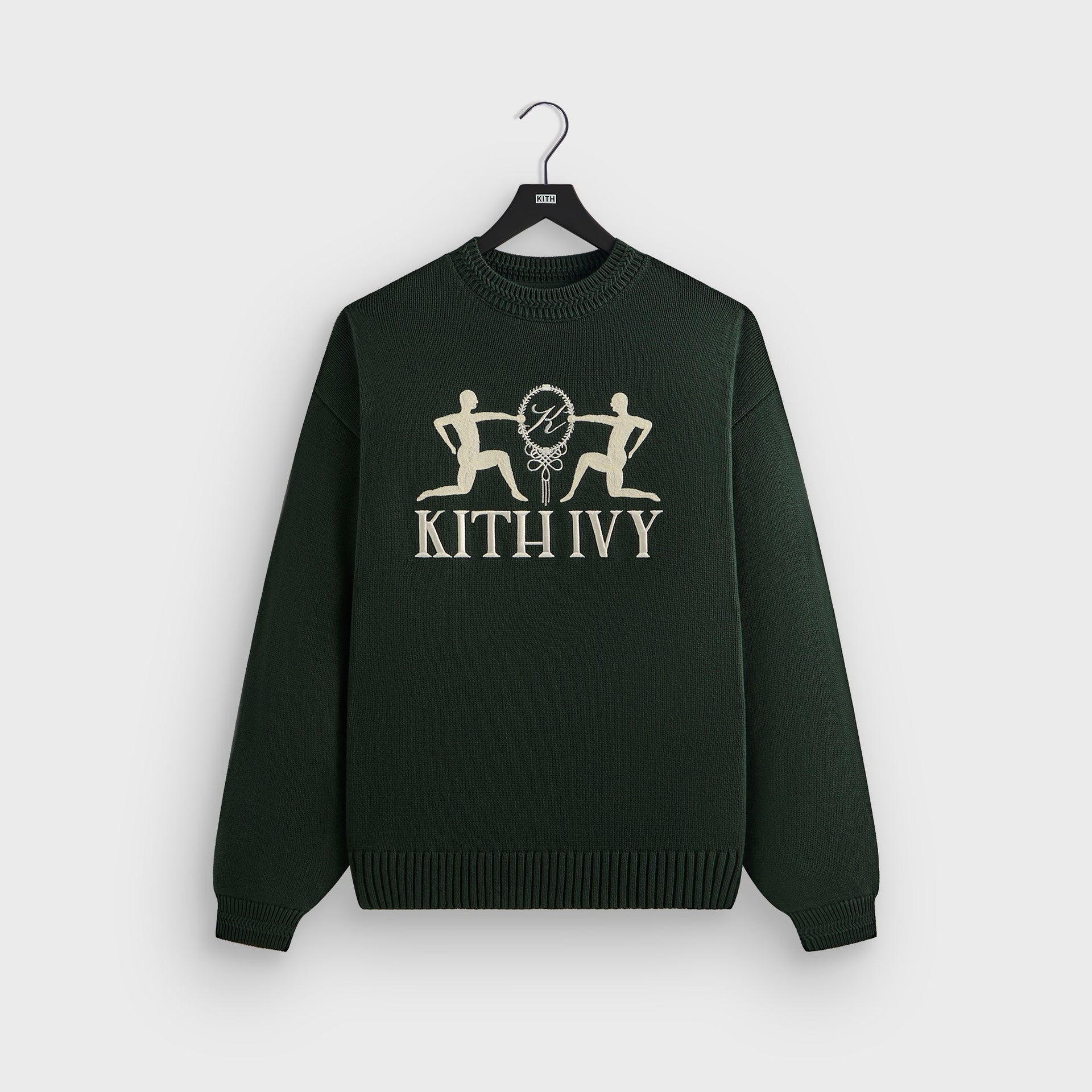 Kith Ivy Emblem Crewneck Sweater - Ivy Green - PH