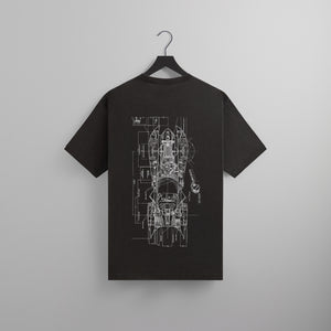 Batman | UrlfreezeShops Schematics Vintage Tee - Black