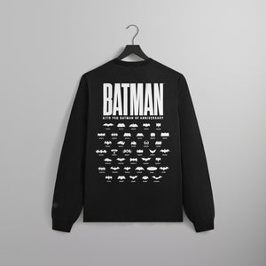 Batman | Kith History Vintage Pocket Long Sleeve Tee - Black